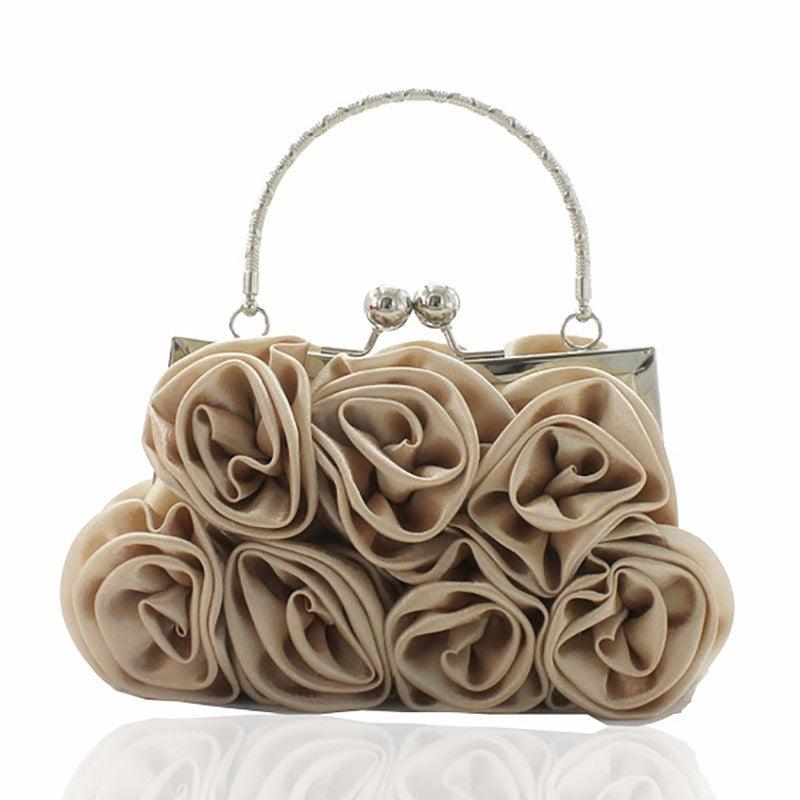 Banquet Rose Bride Handbag - L & M Kee, LLC