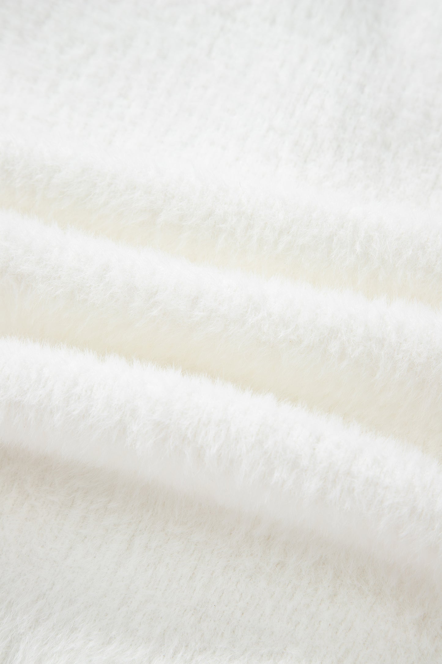 Smoke Gray Fuzzy Buttoned Front Midi Solid Cardigan