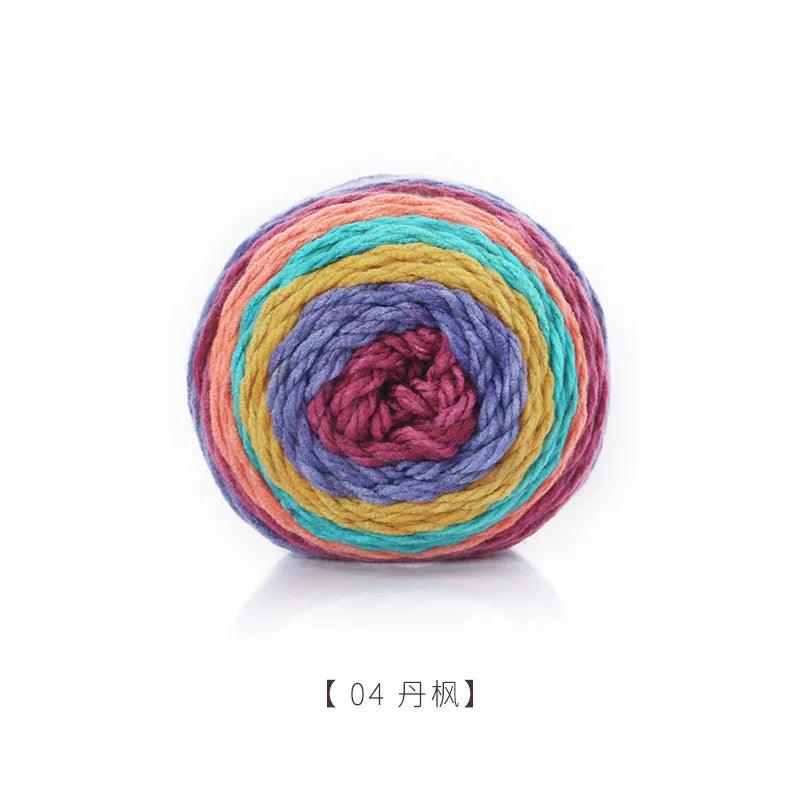 200 Grams/Ball Hand-woven Wool DIY Handmade Knitted Soft Scarf Hat Sweater Crochet Thick Wool For Hand Knitting Wholesale - L & M Kee, LLC