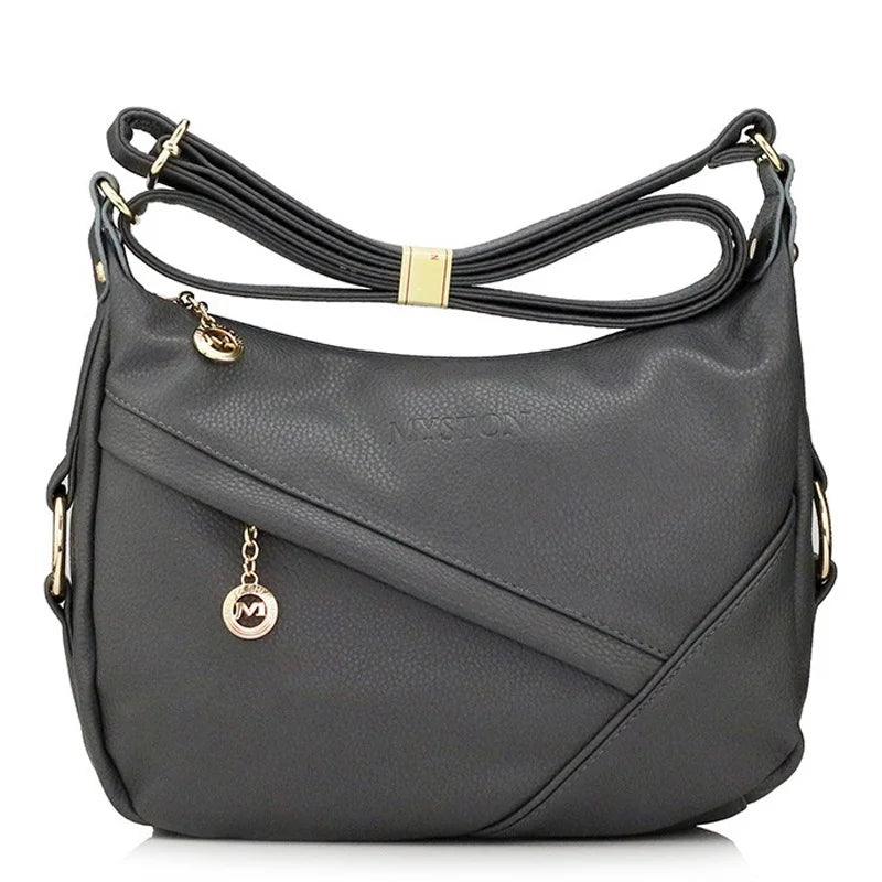 High-Quality Retro Vintage Women's Genuine Leather Handbag - L & M Kee, LLC