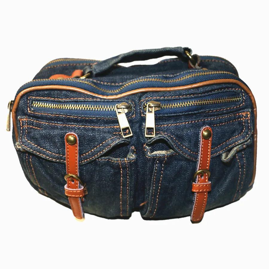 Classic Casual Denim Handbag - L & M Kee, LLC