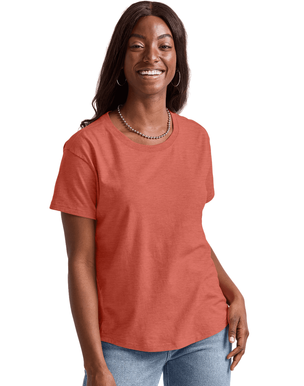 Hanes Originals Womens Relaxed Fit Tri-Blend T-Shirt - Ships from USA - L & M Kee, LLC