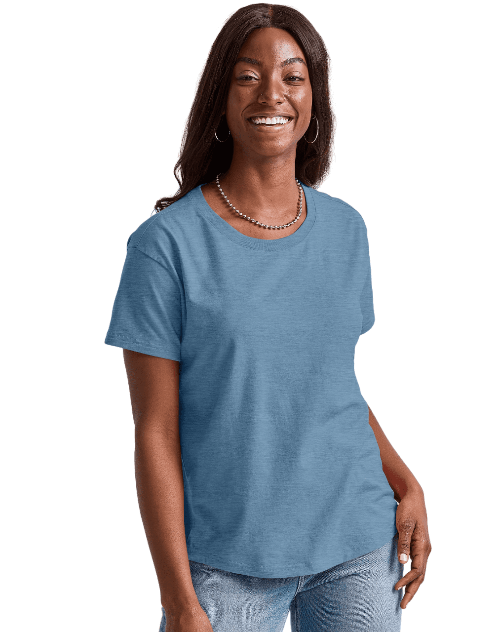 Hanes Originals Womens Relaxed Fit Tri-Blend T-Shirt - Ships from USA - L & M Kee, LLC