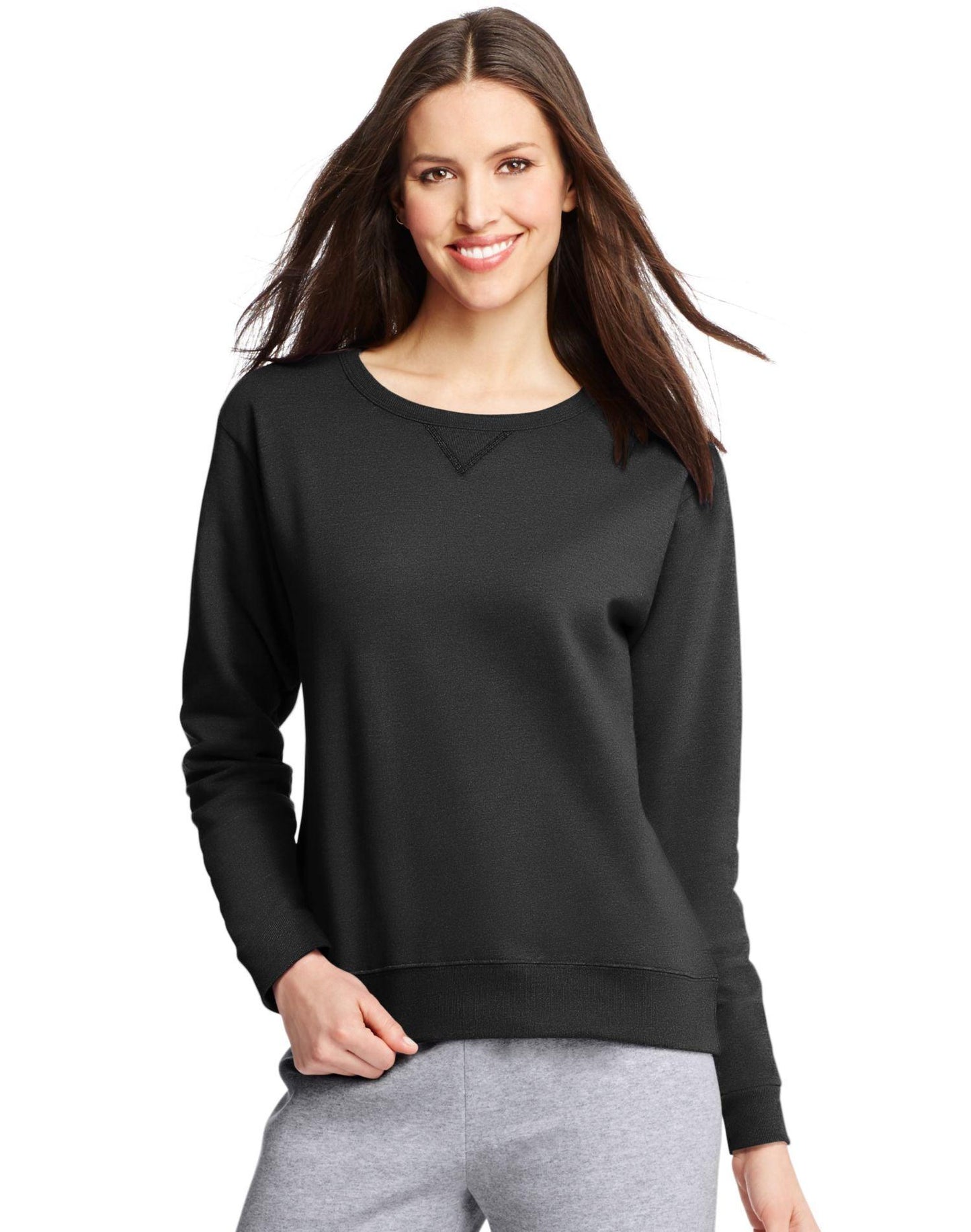Hanes Women Comfort soft Eco-smart Crew Neck Sweatshirt - L & M Kee, LLC