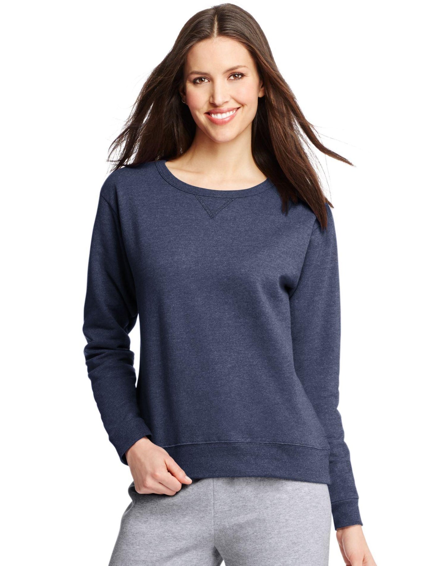 Hanes Women Comfort soft Eco-smart Crew Neck Sweatshirt - L & M Kee, LLC