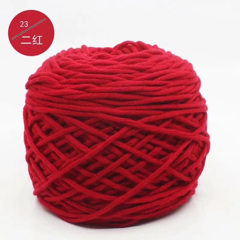 1pcs 200G 16 strands multi-strand acrylic yarn Scarf coarse wool yarn Milk Cotton Thick Yarn for knitting for sweater coat scarf - L & M Kee, LLC