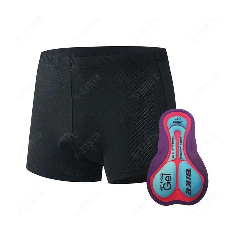 Women Cycling Shorts Comfortable Bike Briefs Shockproof Underwear Pink Bicycle Tight Pants Cushioned Shorts 20D Gel Padded Pants - L & M Kee, LLC