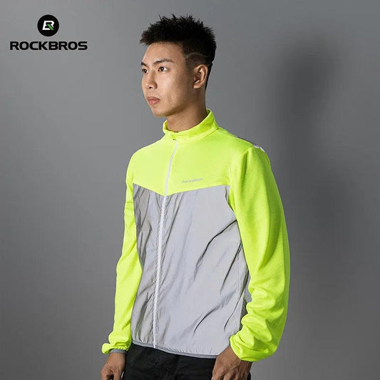 Windproof Bicycle Vest Breathable Reflective Polyester Jacket Safety Sleeveless MTB Road Bike Jersey Cycling Equipment - L & M Kee, LLC