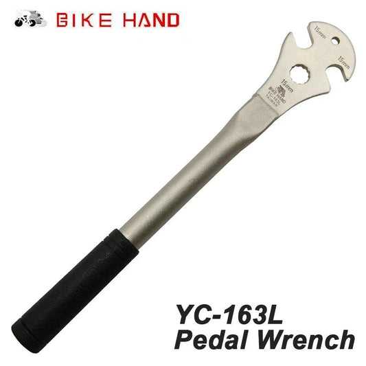 Repair Spanner BIKEHAND MTB Road Bike Bicycle Cycling Professional Foot pedals Wrench Repair Tools Alloy Steel Long Handle350mm - L & M Kee, LLC