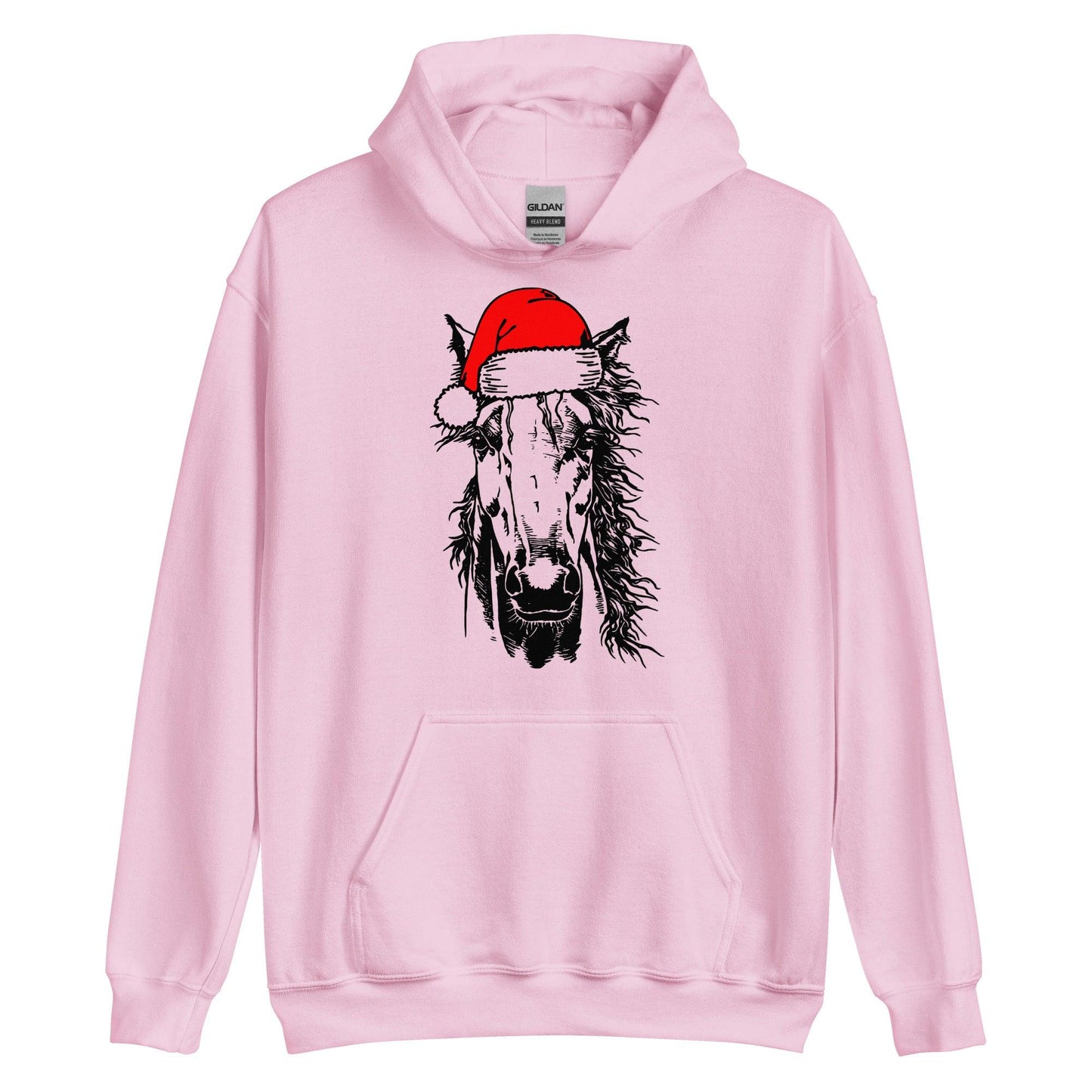 Horse Santa Unisex Hoodie - L & M Kee, LLC