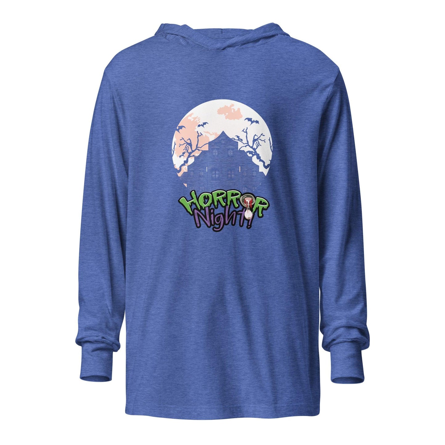 Horror Night Hooded long-sleeve tee - L & M Kee, LLC