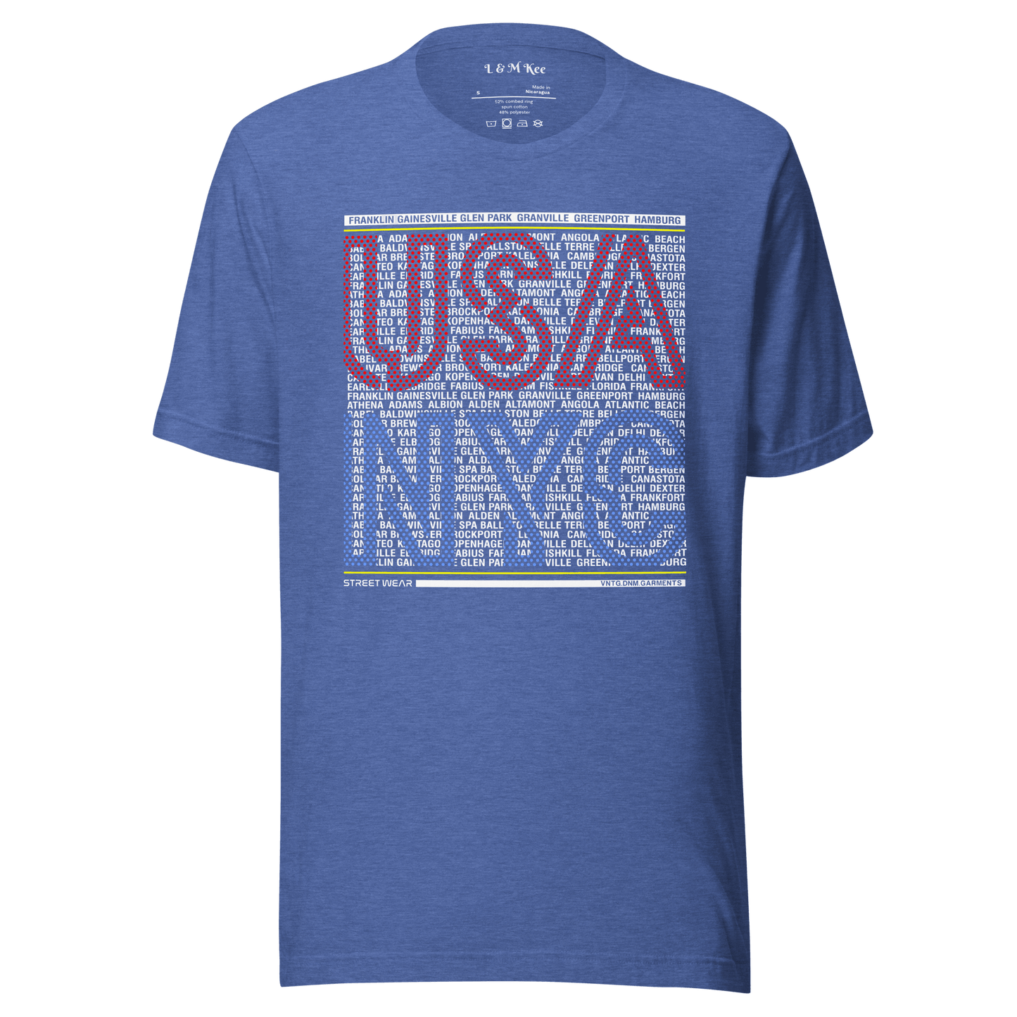 USA NYC Streetwear Unisex t-shirt - L & M Kee, LLC