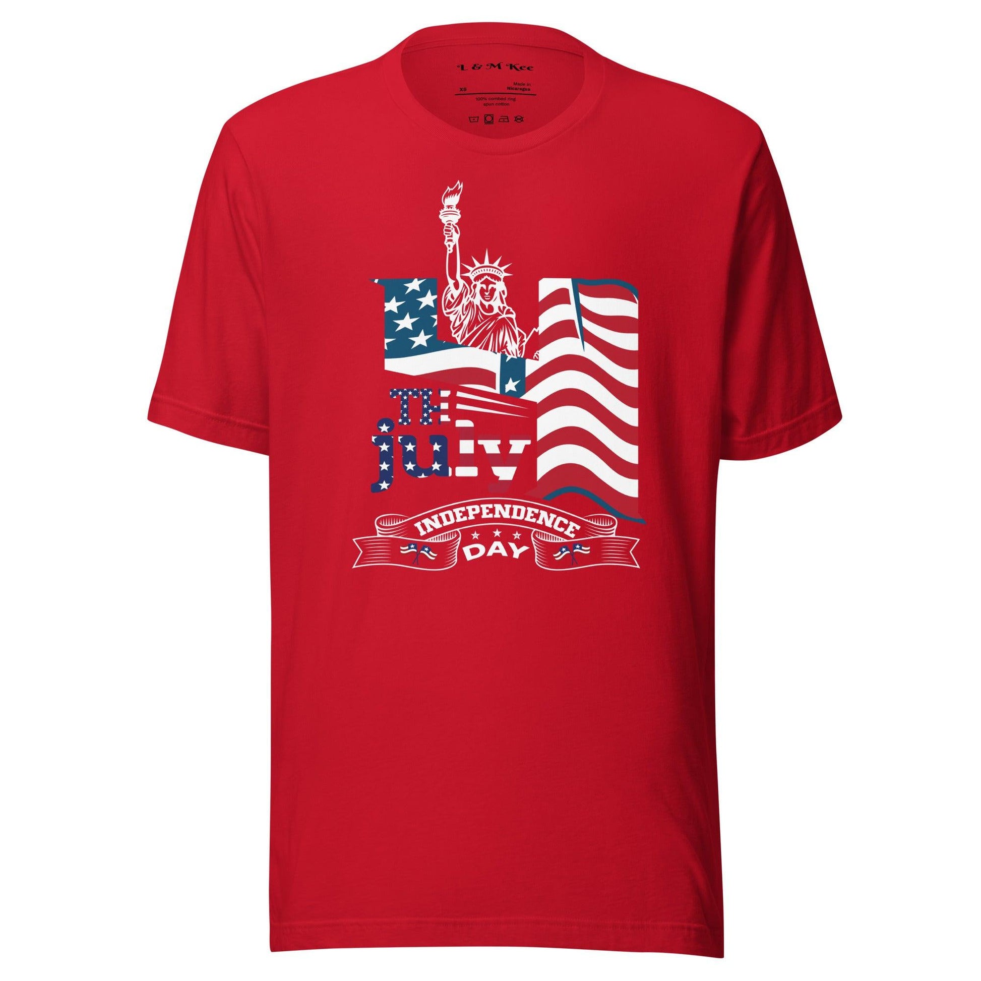 4th of July Independence Day T-shirt - L & M Kee, LLC