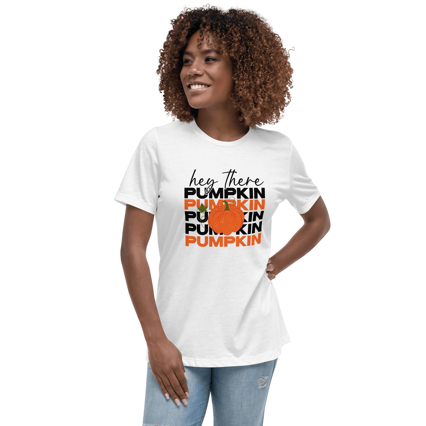 Hey There Pumpkin Relaxed T-Shirt - L & M Kee, LLC