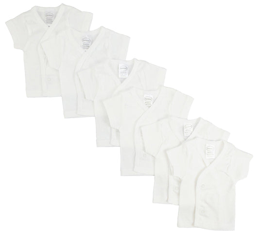 White Side Snap Short Sleeve Shirt 6 Pack 075_075 - L & M Kee, LLC