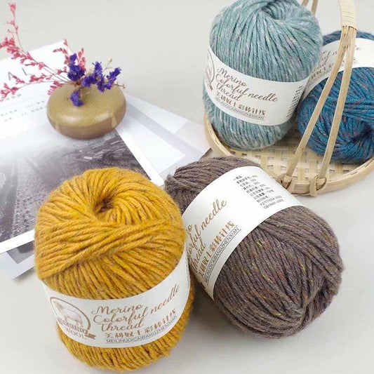 Merino Colorful Needle Thread | 100g Alpaca Yarn - L & M Kee, LLC
