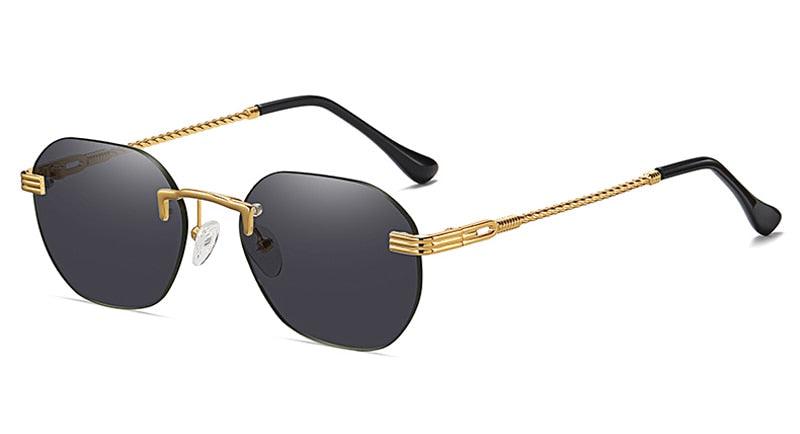 Gradient Rimless Sunglasses - L & M Kee, LLC