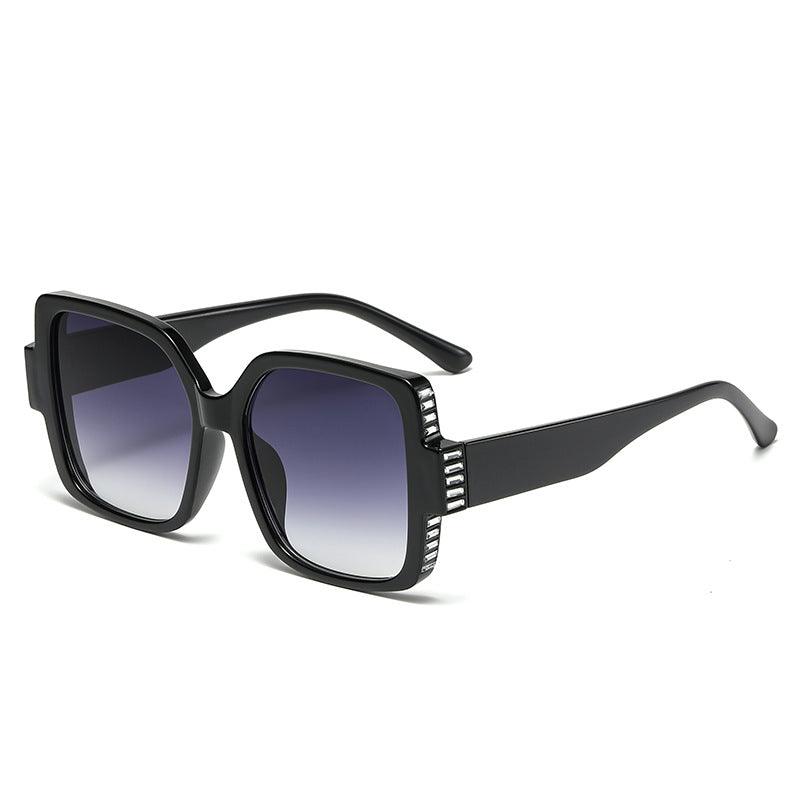 Large Frame Square Diamond Sunglasses - L & M Kee, LLC