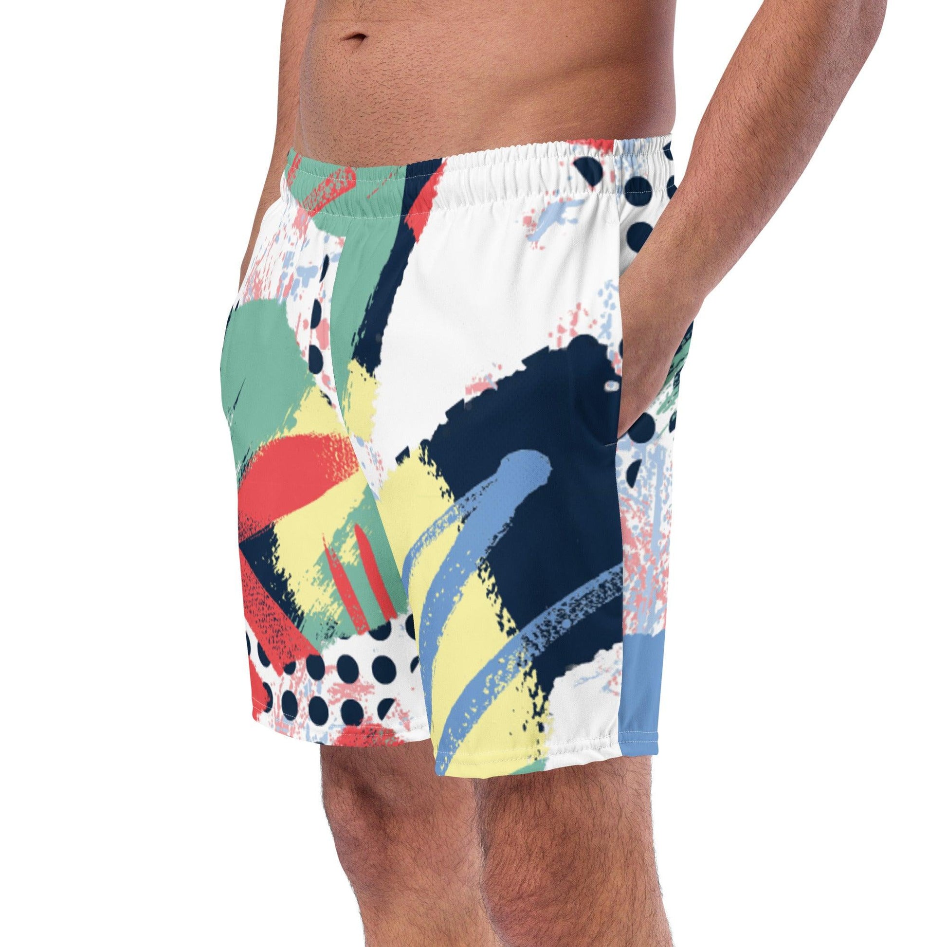 Print Splash Men's Swim Trunks - L & M Kee, LLC