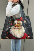 Bluing Large Foldable Christmas Holiday Reusable Oxford Bag