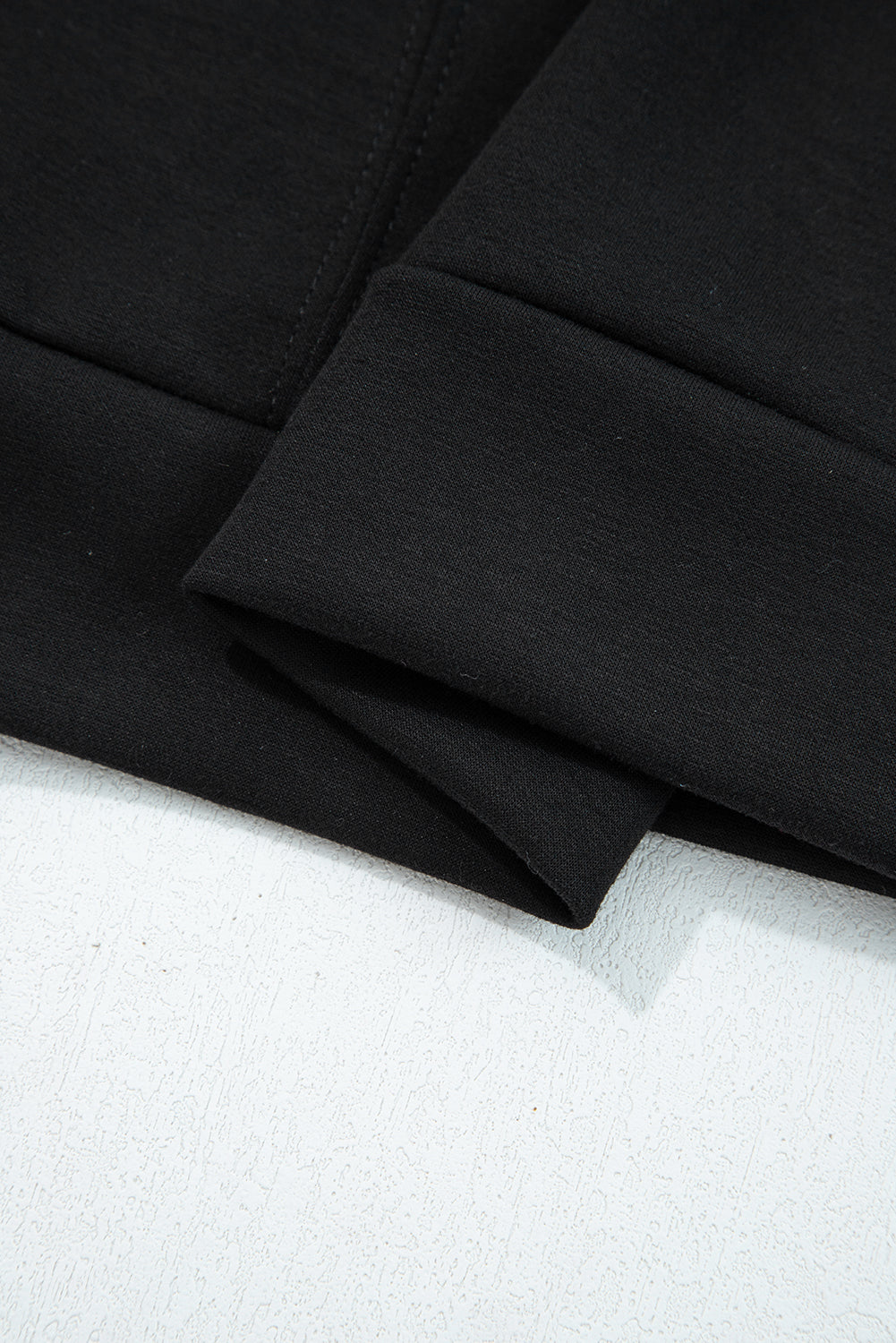 Light Grey Zip Collar Long Sleeve Top Drawstring Pants Set