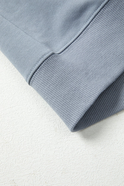 Sleet GAME DAY Checkered Letter Graphic Oversize Sweatshirt