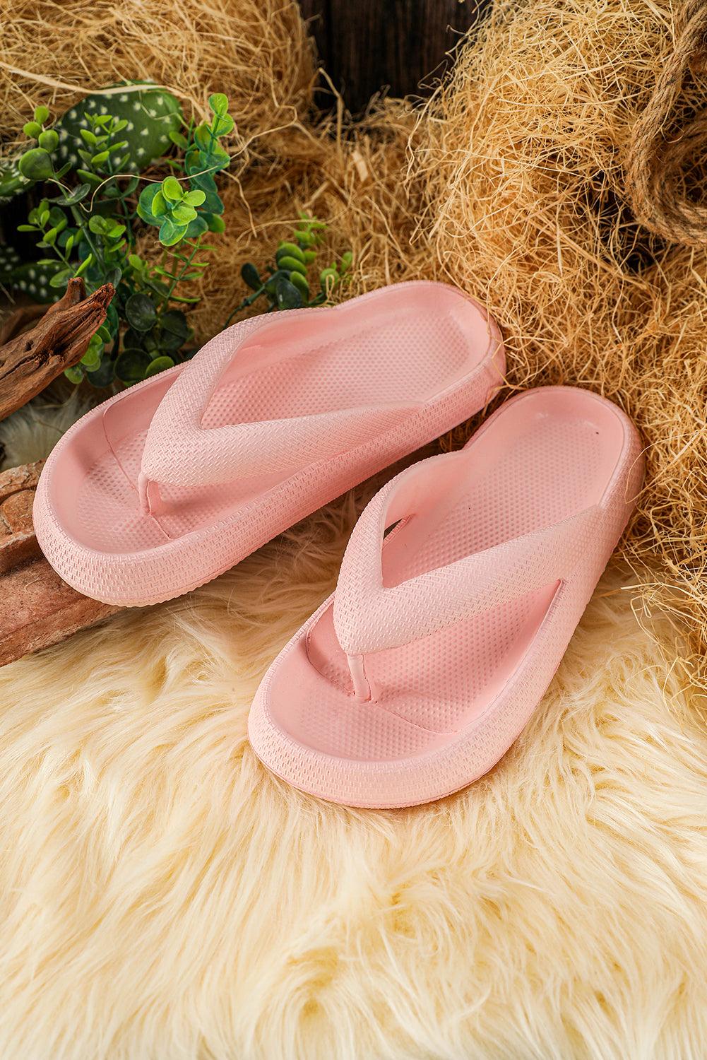 Pink Soft EVA Flip Flops - L & M Kee, LLC