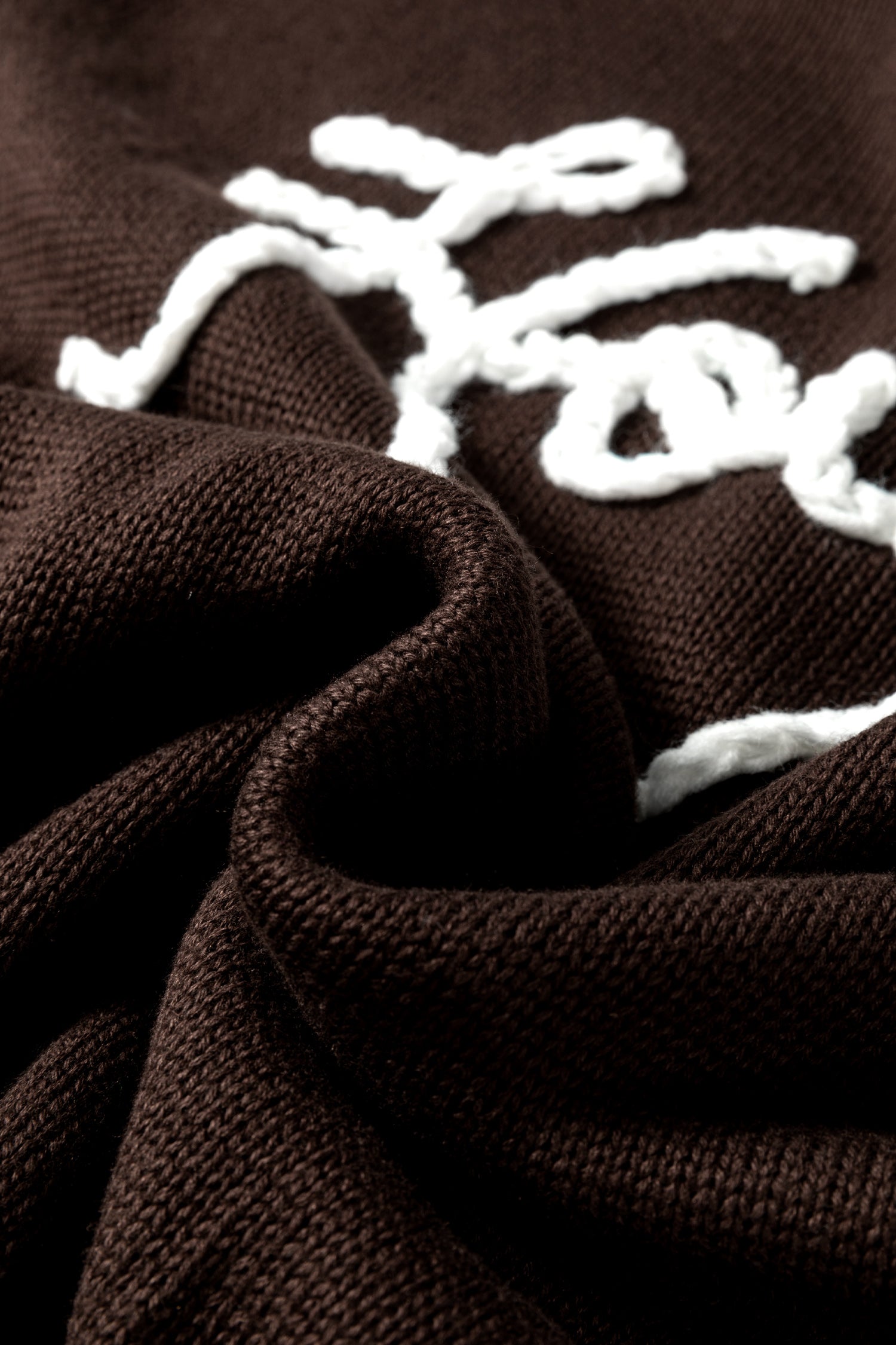 Chicory Coffee Howdy Embroidered Graphic Western Sweater