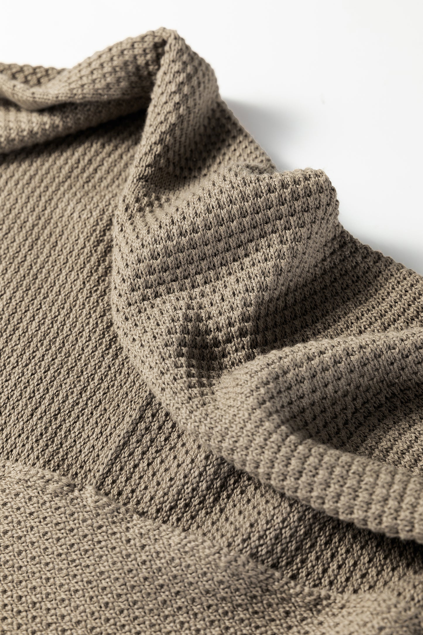 DUNE Solid Color Textured Knit Open Front Oversize Midi Sweater Cardigan