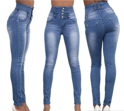 Hot High Quality Wholesale Woman Denim Pencil Pants Top Brand Stretch