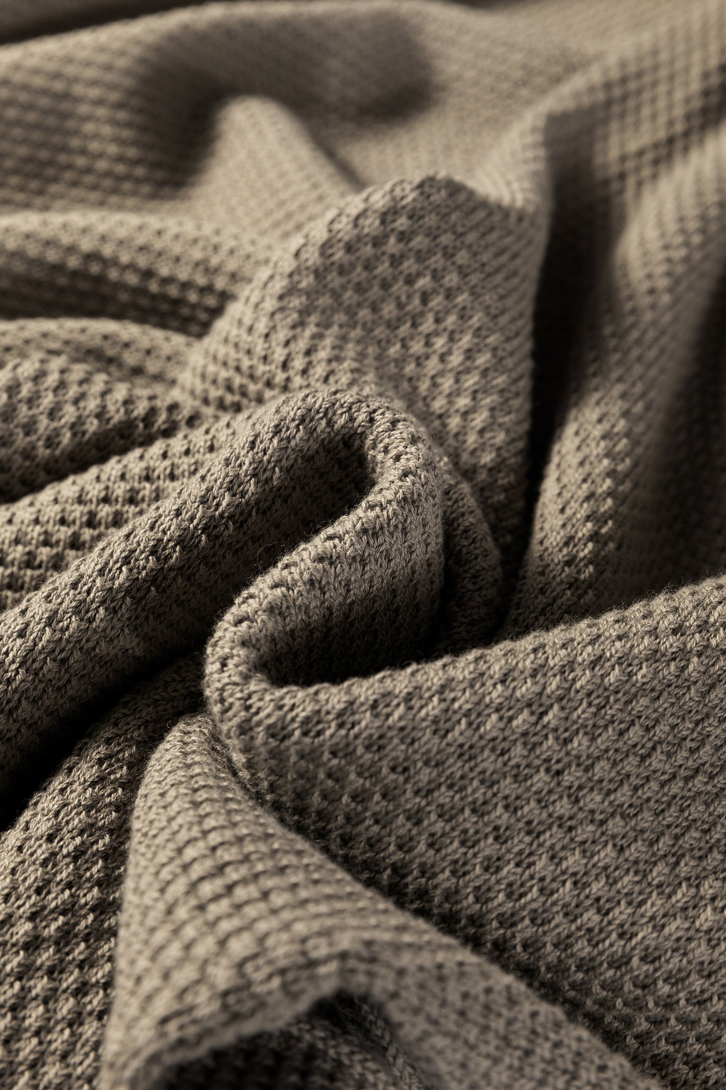 DUNE Solid Color Textured Knit Open Front Oversize Midi Sweater Cardigan