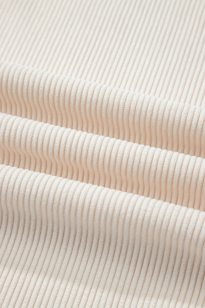 Jet Stream Drawstring Elastic Waist Casual Corduroy Pants