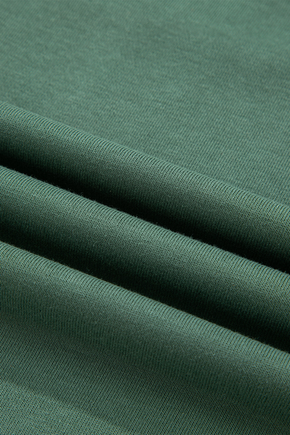 Rose Red 2pcs Color Block Pullover Loose Pant Set