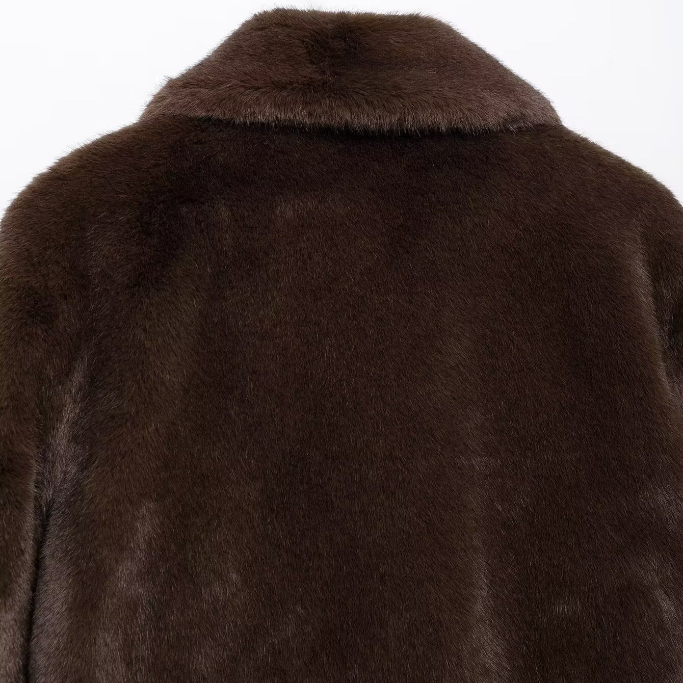 Artificial fur effect jacket