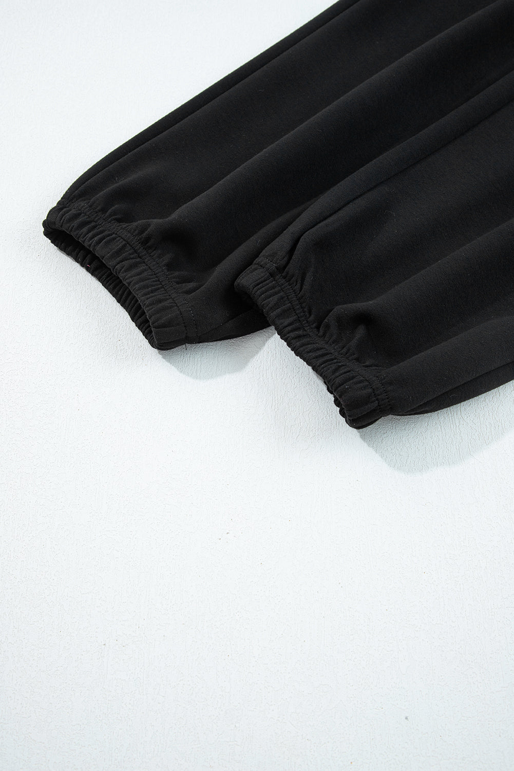 Light Grey Zip Collar Long Sleeve Top Drawstring Pants Set