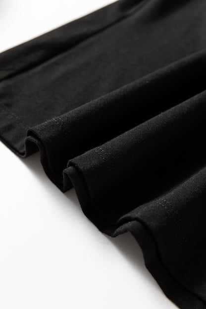 Coffee Slim Fit High Neck Long Sleeve Basic Top