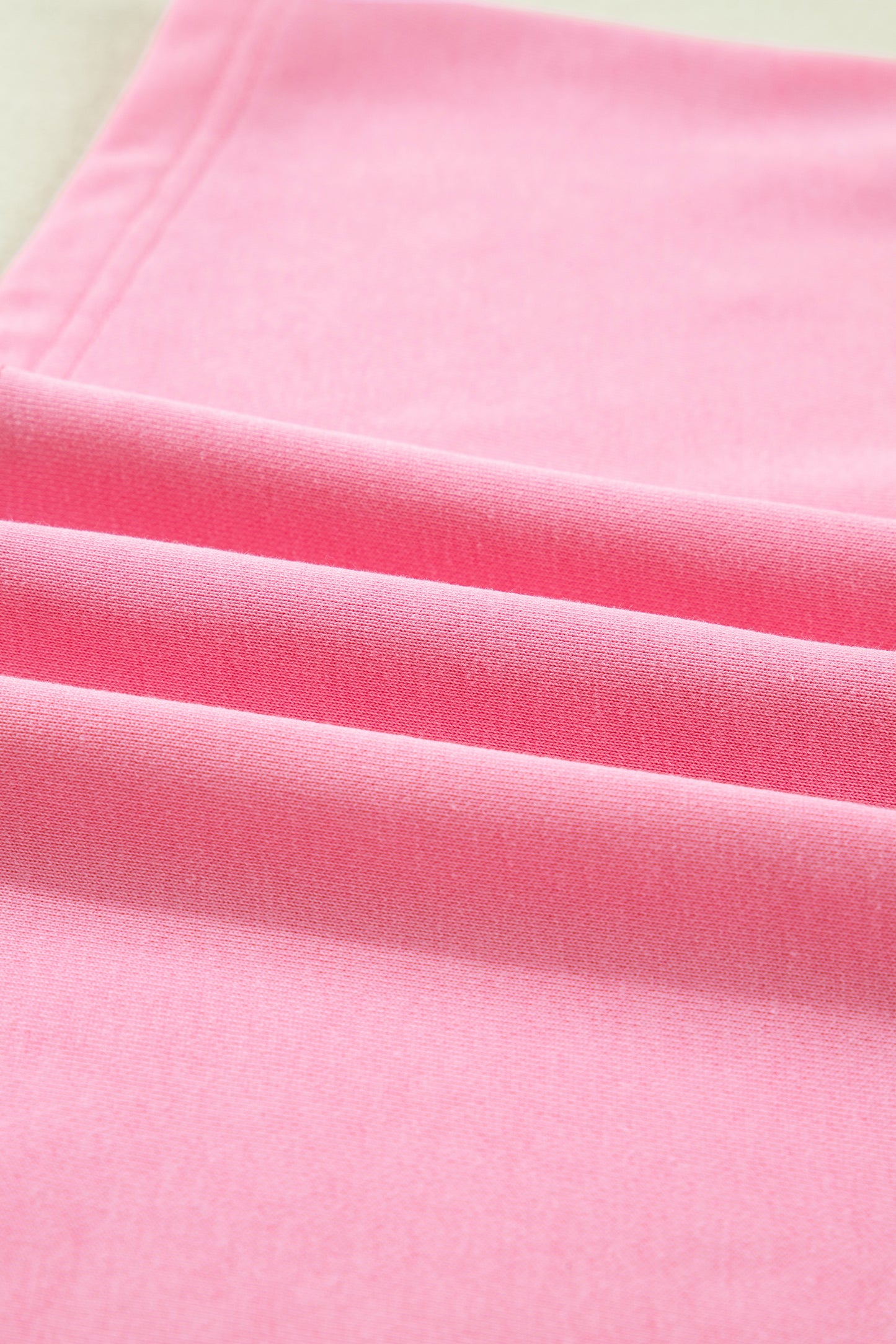 Sachet Pink Plaid Contrasted Double Christmas Tree Patched Raglan Sleeve Pullover 2pcs Short Set