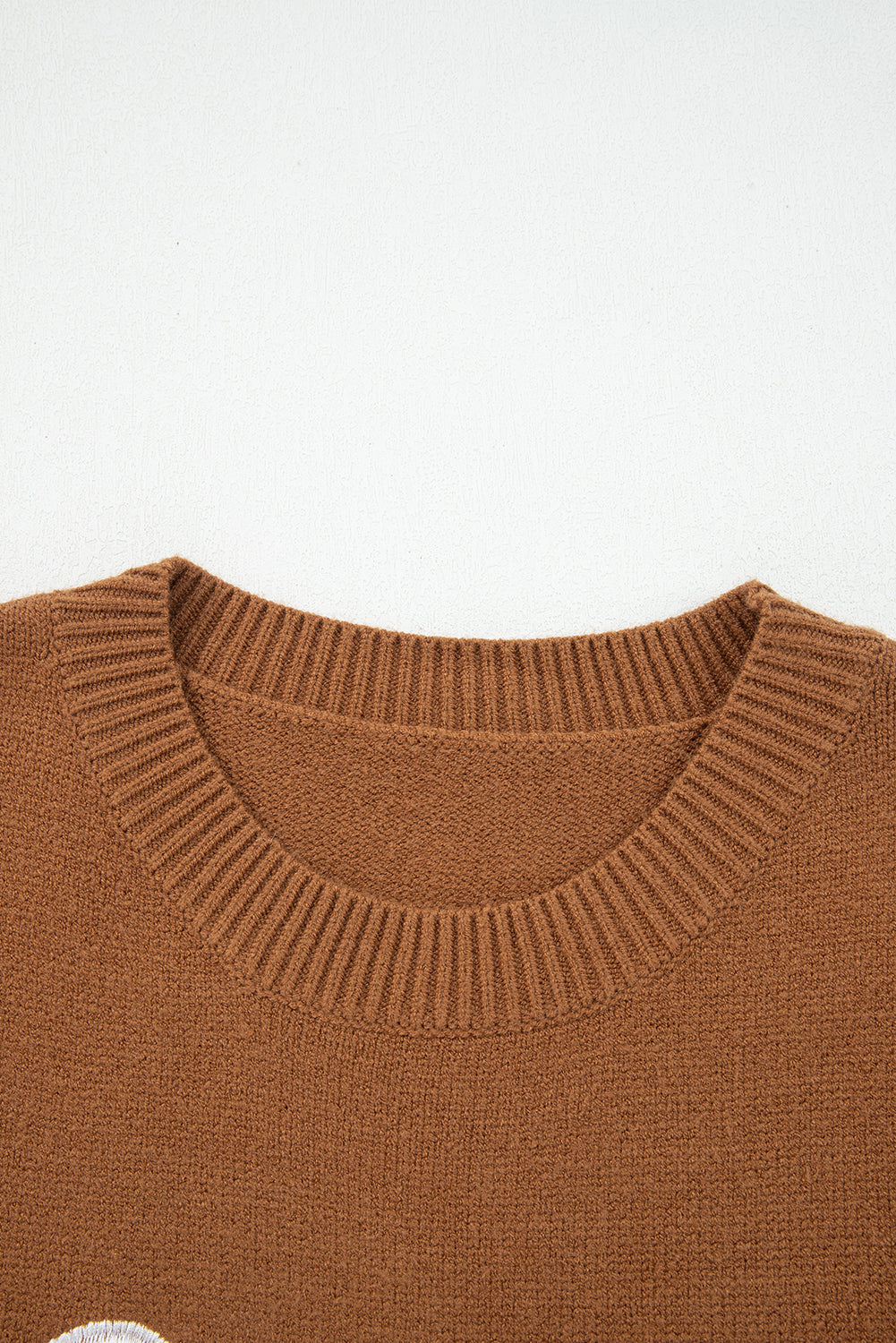 Light Grey See You Cowboy Embroidered Western Graphic Sweater