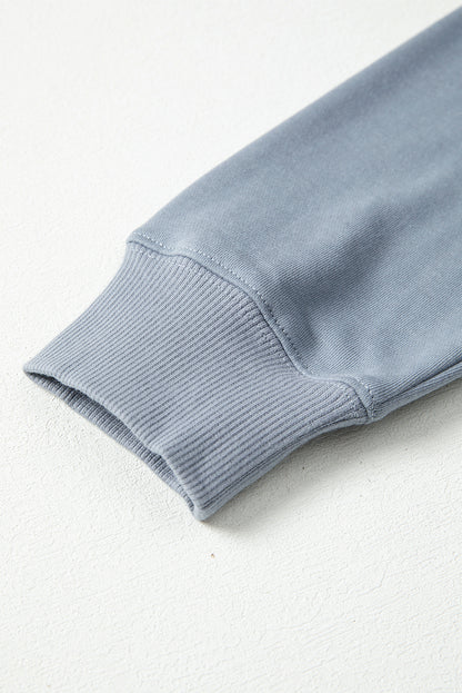 Sleet GAME DAY Checkered Letter Graphic Oversize Sweatshirt