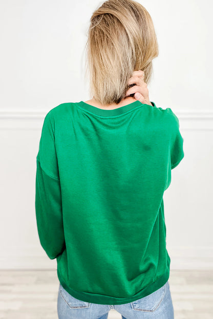 White Plaid MERRY Christmas Vacation Sweatshirt