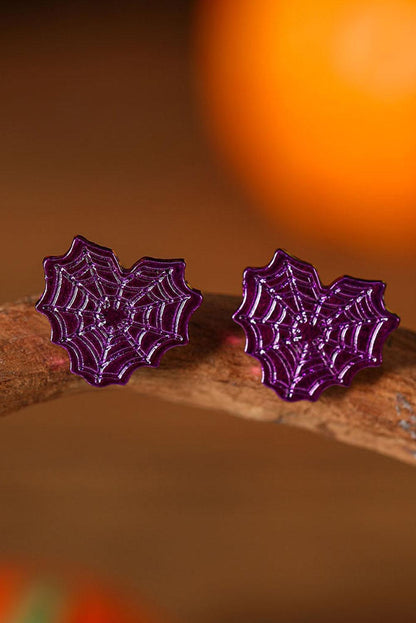 Multicolour Halloween Ornament Stud Earrings - L & M Kee, LLC