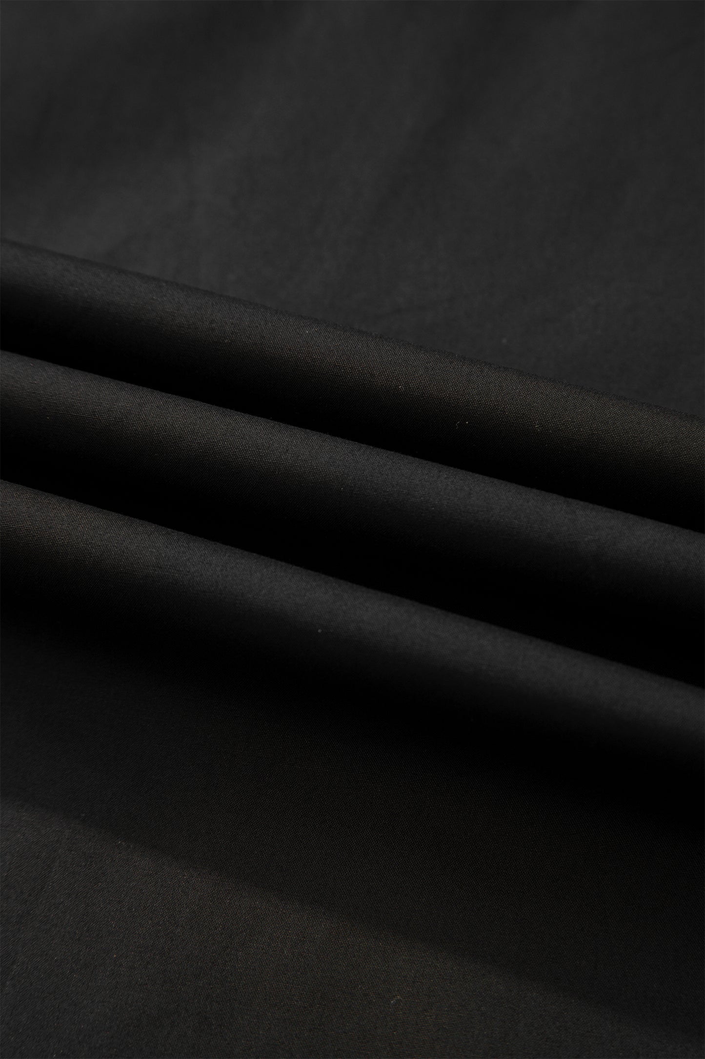 Black Puffy Flounce Sleeve Leopard Trim V Neck Blouse