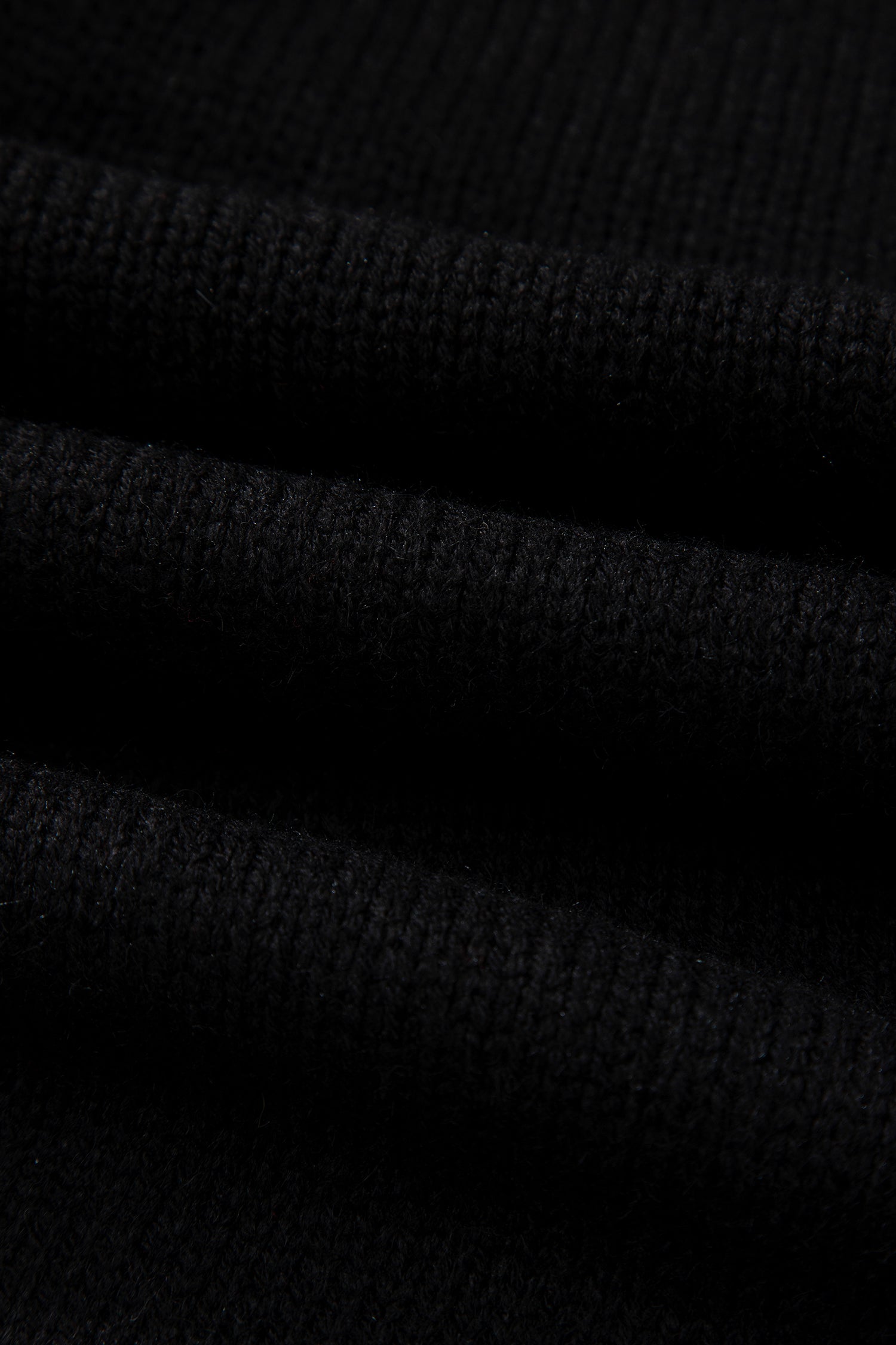 Black Festive Bow Backless Bubble Sleeve Sweater