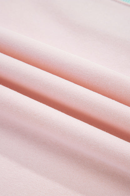 Delicacy Striped Colorblock Patchwork Drop Shoulder Sweatshirt