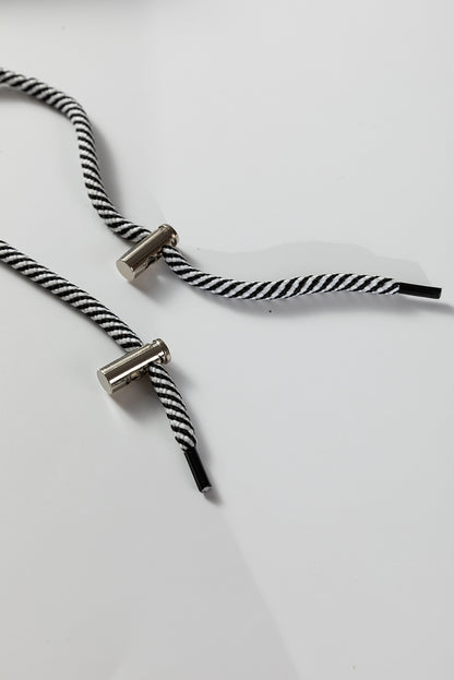 Light Grey Drawstring Waist Tunic Solid Sweatshirt