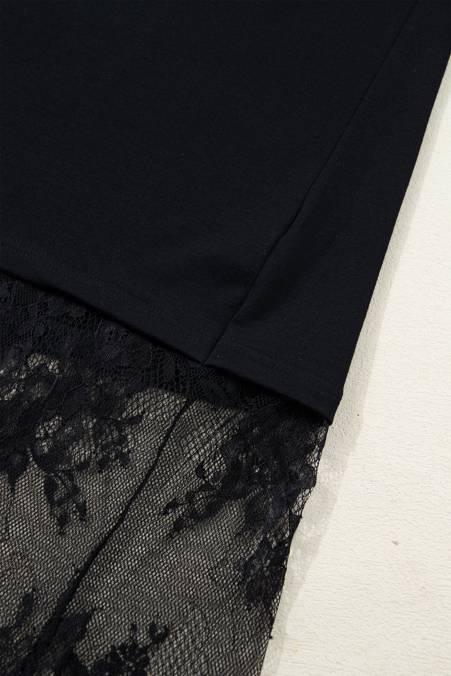 Red Sandalwood Floral Patchwork Short Sleeve T Shirt Loose Maxi Dress