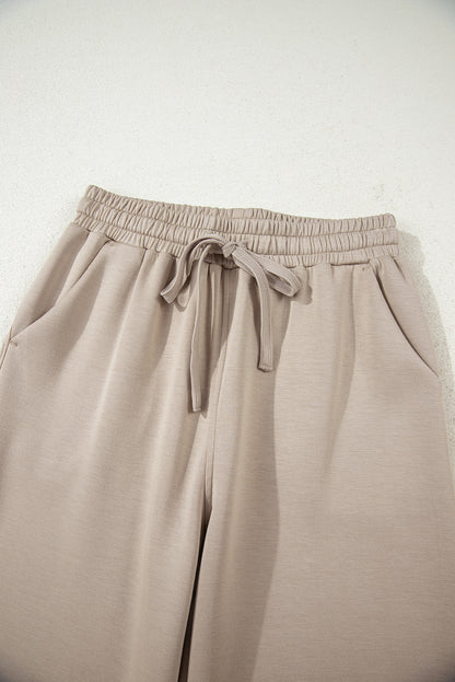 Jet Stream Half Zip Thumbhole Sleeve Hoodie Active Pants 2pcs Outfit