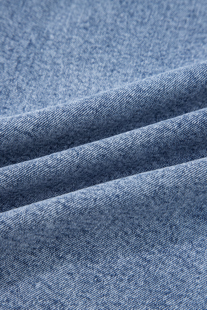 Myosotis Large Patch Pocket Drawstring Paperbag Waist Barrel Jeans