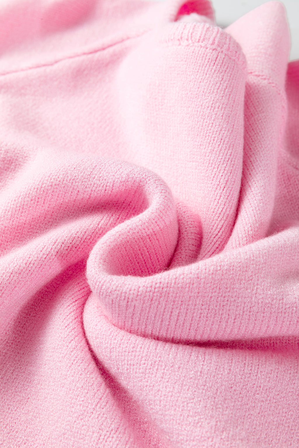 Sky Blue Solid Color Knit Loose Bracelet Sleeve Dolman Sweater