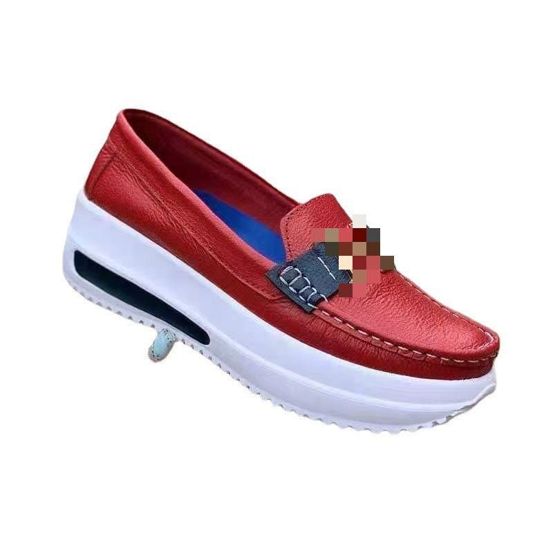 Thick Soled Round Toe Boat Loafer - L & M Kee, LLC